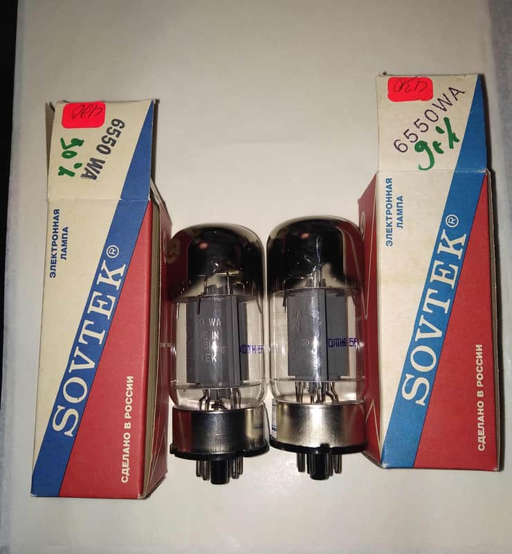 deux tubes SOVTEK 6550WA image 1