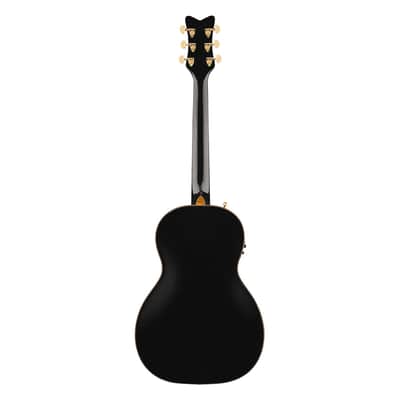 Gretsch G5021E Rancher Penguin Parlor Acoustic/Electric- Black w/ Rosewood FB image 8