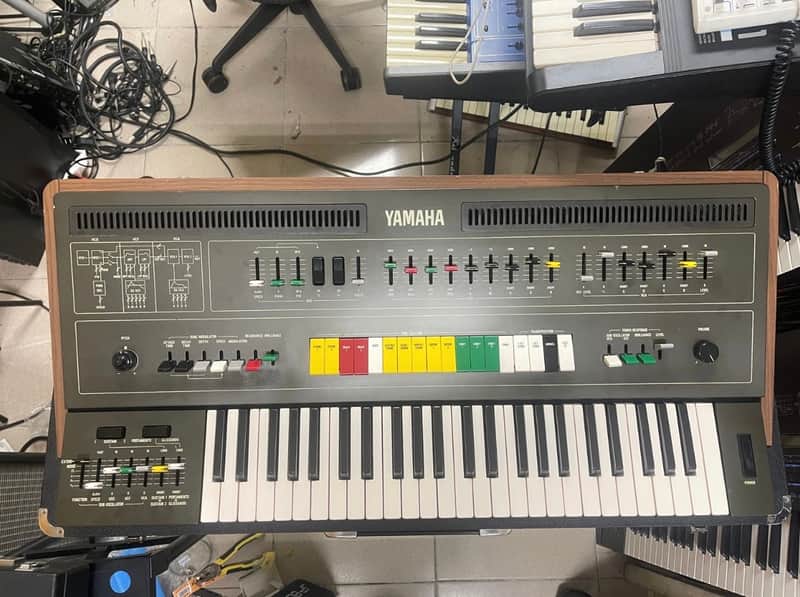 Yamaha CS-50 Polyphonic Synthesizer 1977 - Black image 1