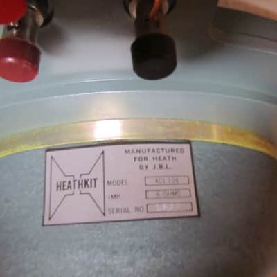 Heathkit/ JBL Lancer 99 12 in working woofers 1960s - no cabinet image 9