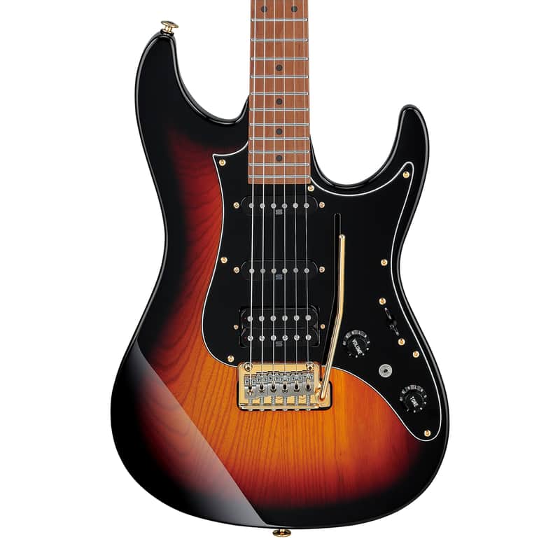 Used Ibanez AZ2204AG AZ Prestige Electric Guitar w/Case - Tri Fade Burst Flat image 1