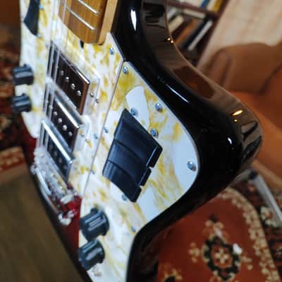 Formanta Style USSR Electric Guitar Built In Tone Bender Soviet Germanium Fuzz image 5