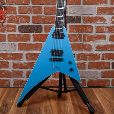 Jackson USA Custom Shop RR1 Rhoads Slab Top Blue Frost Nitro Relic Studio 2025 w/OHSC image 1