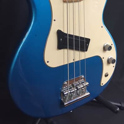 1982 Peavey USA T-20 4-String Bass Guitar Frost Blue Metallic w/ OHSC image 3