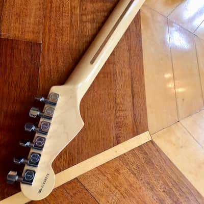 2001 Fender USA Lone Star American HSS Stratocaster Electric Guitar Teal Green Metallic Fender Padded case image 25
