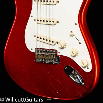 Fender Custom Shop 1956 Stratocaster Journeyman Relic Super Faded Aged Candy Apple Red (029) image 1