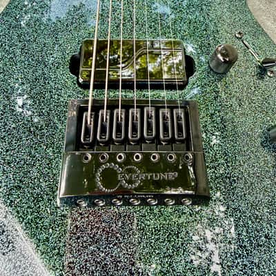 ESP E-II M-II 7B Baritone 7-String Evertune Guitar w/ Case – Granite Sparkle image 3