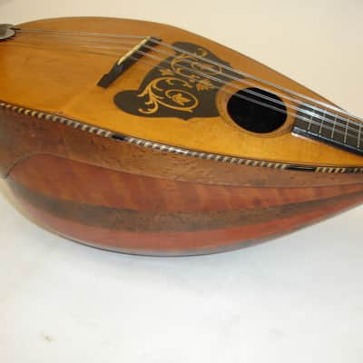 Vintage 1900's HA Weymann & Son Keystone State Melon Body Mandolin w/ Case image 5