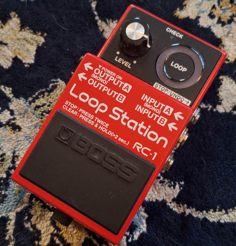 Boss RC-1 Loop Station 2014 - Present - Red image 1