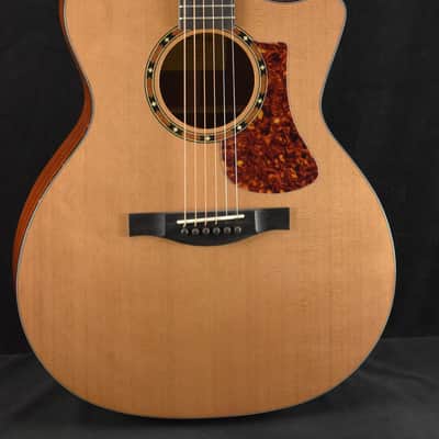 Eastman AC122-2CE Cedar Top Acoustic Electric Grand Auditorium Natural Truetone Satin image 1