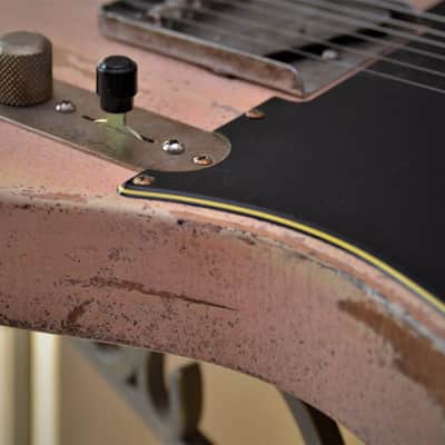 Fender American Telecaster Heavy Relic Nitro Shell Pink w/ Maple Neck image 12
