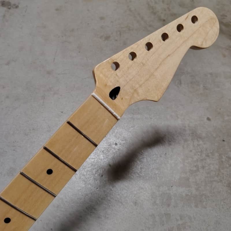 Maple Strat Neck fits fender Stratocaster body 22 frets Modern Gloss image 1