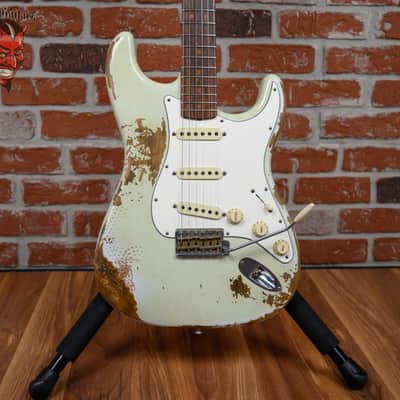 Fender Custom Shop 30th Anniversary 1960 Stratocaster Heavy Relic #56 Summer Event Limited Edition Super Faded Aged Sonic Blue 2017 w/OHSC image 1