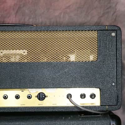 Marshall JMP 1959 MK II Super Lead 2-Channel 100-Watt Guitar Amp Head 1975 - 1981 Black image 5