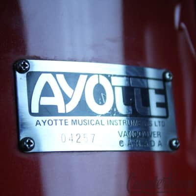 Ayotte Custom Drum Set 22x18,12x9,13x10,14x14,16x16 Bass/Toms 5Piece Kit Ray 90s image 24