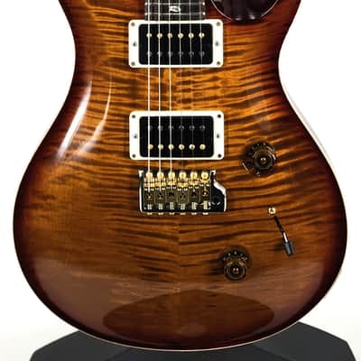 PRS Custom 24 10-Top Dark Cherry Burst Flame Maple Ser#: 0390927 image 5
