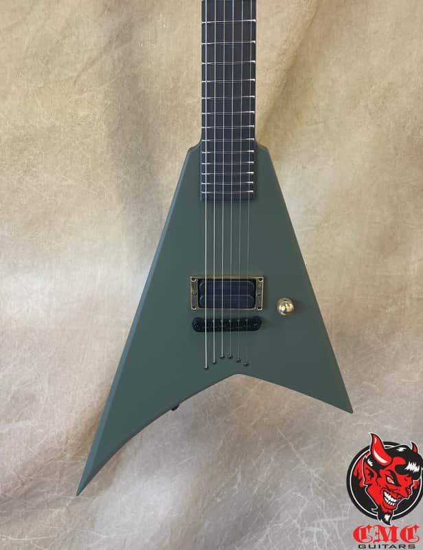 Jackson USA Custom Shop Special Edition RR 1T Rhoads Army Drab Green Guitar image 1