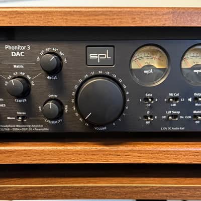 SPL Phonitor 3 DAC and Headphone Amplifier plus expansion 2023 - Present - Black image 3