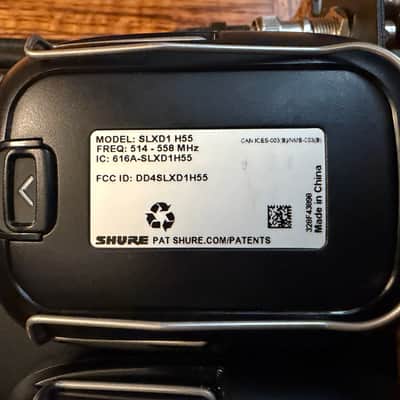 FREE SHIPPING!!! Shure SLXD14D + 6x Transmitters - Digital Dual-Channel Instrument Wireless System (H55 Band) image 3