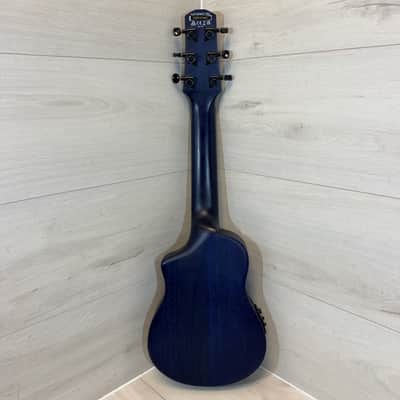 Ibanez AUP10FMNE-TBO 6-String Tenor Acoustic Electric Ukulele Blue w/ Bag 2024 image 10