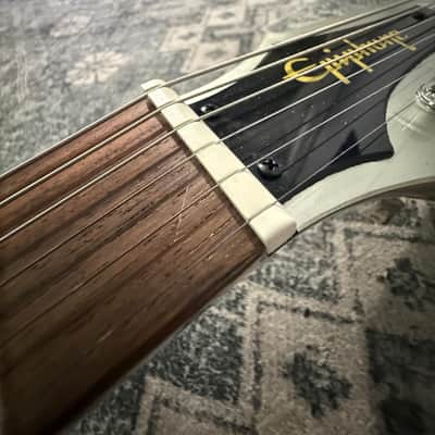 Epiphone "Inspired by Gibson Custom" '63 Firebird I 2024 - Present - Silver Mist w/ OHC image 14