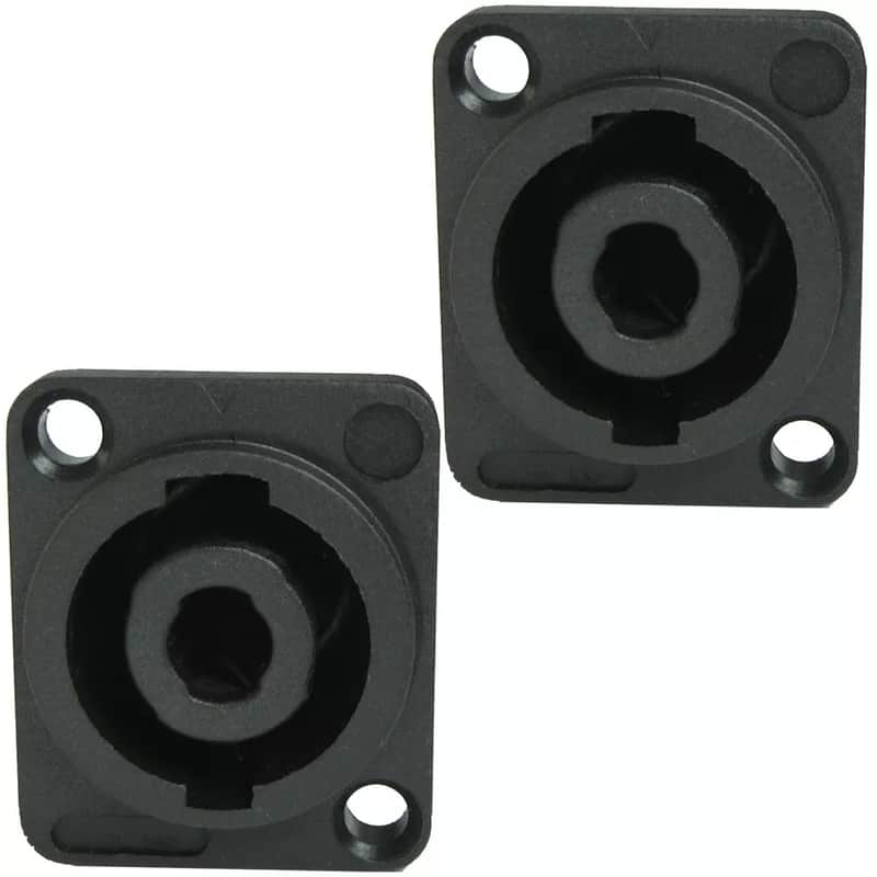 2P Conductor Surface Mount Speakon Compatible Speaker Cabinet Amp Amplifier Jack image 1