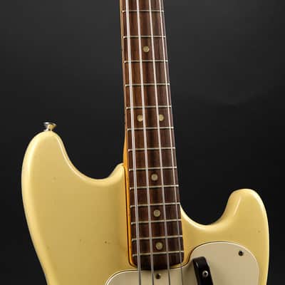 1971 Fender Musicmaster Bass Olympic White image 6