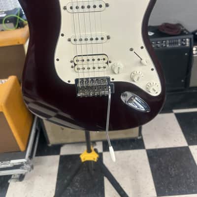 Fender MIM Standard HSS Stratocaster with Maple Fretboard 1999 - 2005 - Midnight Wine image 11