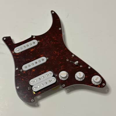 Unbranded Stratocaster Loaded Pickguard Brown Tortoise Shell HSS Humbucker image 8