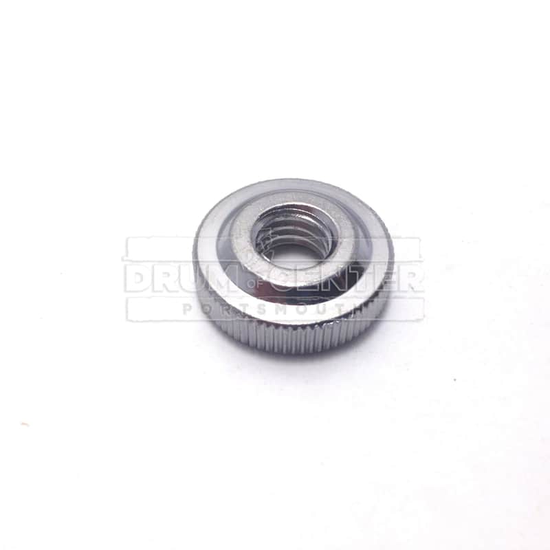 DW DRSP2213 Knurled Bass Drum Spur Nut, Chrome image 1
