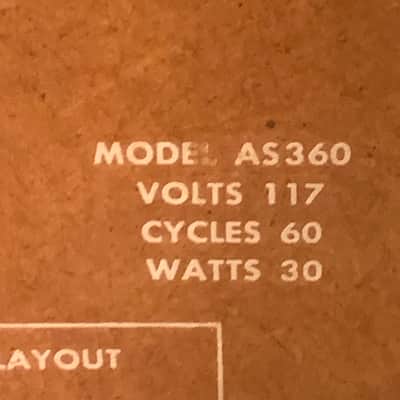Telectro AS-360 1963 2-Watt 2x4" Tube Amp image 4