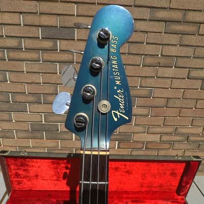 Collector 1968 Fender Mustang Bass Competition Burgundy One Owner image 3