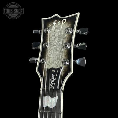ESP Original Series Eclipse Custom Silver Liquid Metal Burst w/case E5231252 image 6