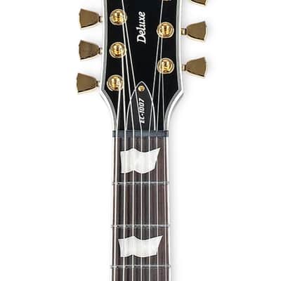 ESP LTD EC-1007B Baritone Evertune 7 String Electric Guitar. Black image 6