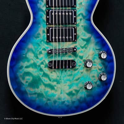 Dean - USA - Custom - Time Capsule Cadillac - Ocean Blue Burst - 3 Pickups - w/OHSC - Call for Best Price !!! image 1