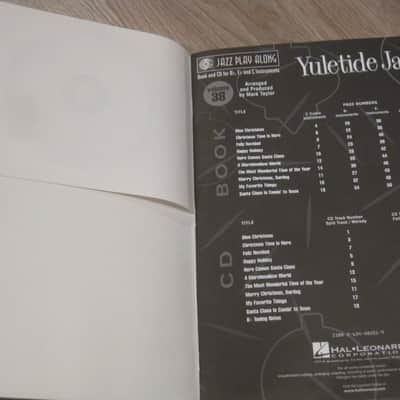 Yuletide Jazz 10 Holiday Favorites Jazz Play Along CD Sheet Music Song Book Songbook image 3