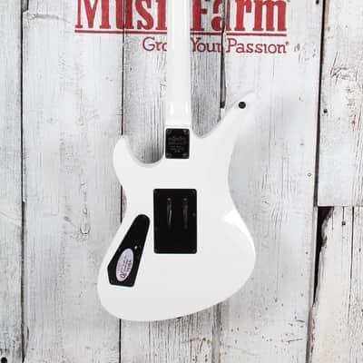 Schecter Synyster Standard Electric Guitar Gloss White with Black Pinstripes image 6