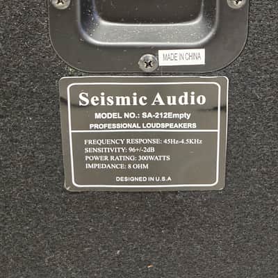 Seismic 212 Guitar Speaker Cabinet 2x12" 60s Jensen Speakers Tested image 4