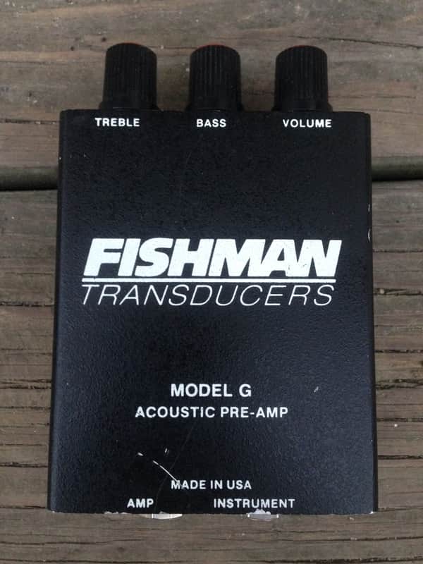 Vintage Fishman Transducers Model G - Acoustic Pre-Amp - Aura - Platinum - Presys - Prefix image 1