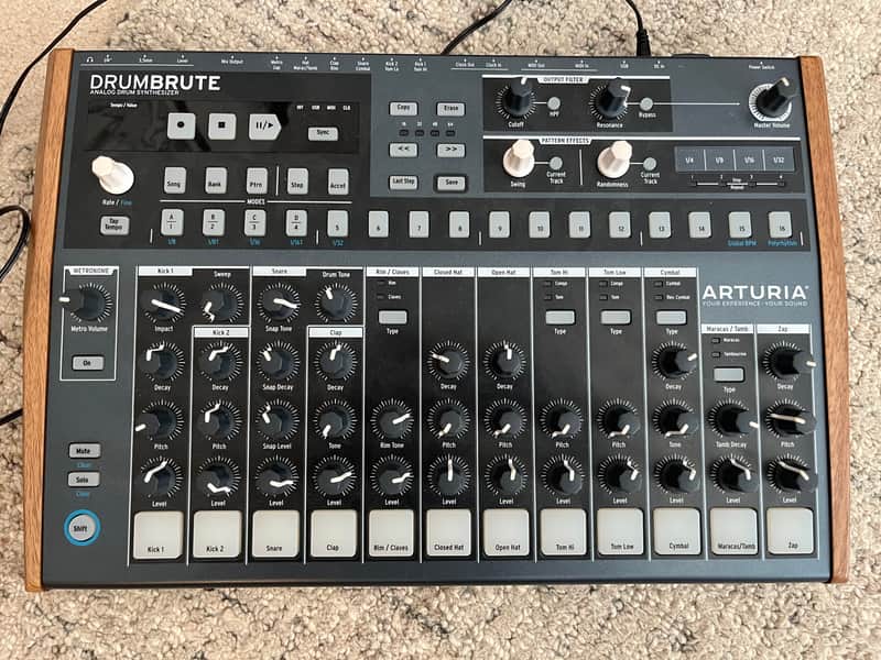 Arturia DrumBrute 2017 - 2021 - Black image 1