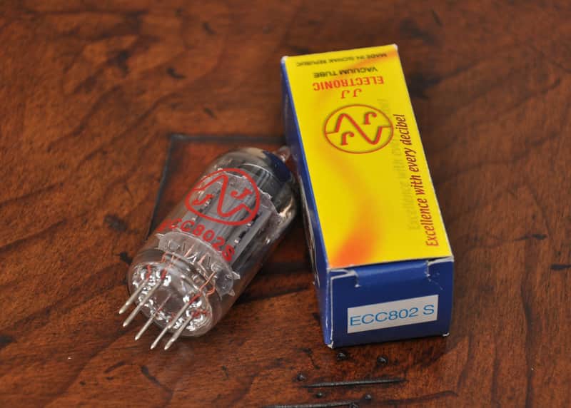 JJ Electronic ECC802S / 12AU7 Long Plate Preamp Tube image 2