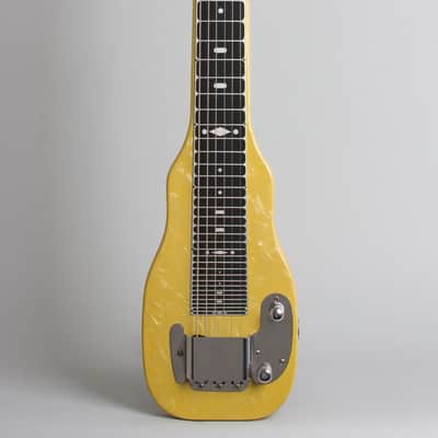Fender  Champion Lap Steel Electric Guitar (1955), ser. #8664, black gig bag case. image 1