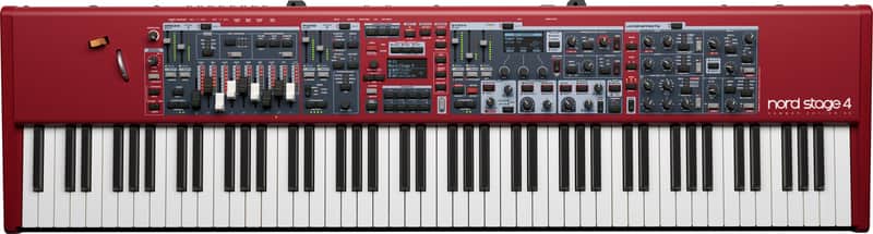 Nord Stage 4 88-Key Digital Stage Piano, Red image 1