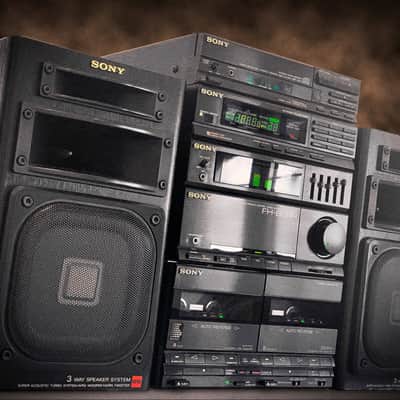 Sony FH-808R & CDP-S27 (1988) Vintage Stereo Cassette System image 3