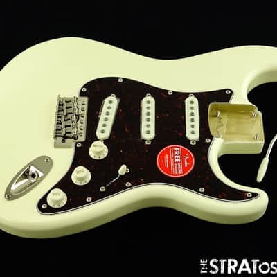 Fender Squier Classic Vibe 70s Strat LOADED BODY, 1970s Olympic White image 1