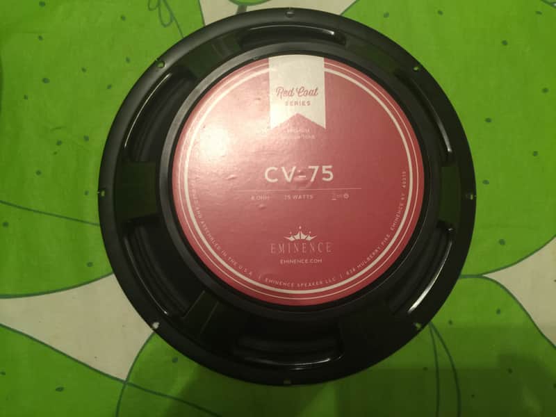Eminence CV-75 12" 75-Watt 8 Ohm Replacement Speaker image 1