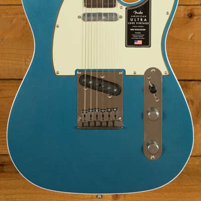 Fender American Ultra Luxe Vintage '60s Telecaster Custom - Rosewood - Lake Placid Blue image 10