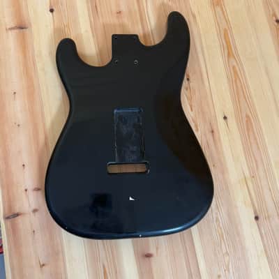 1814g Kohlin Guitars S-Type Roasted Pine replacement body Aged Nitro Relic Vintage Black Made in Sweden image 5
