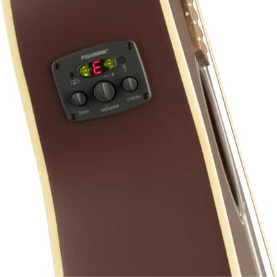 Fender Malibu Player WN Acoustic-Electric Guitar, Burgundy Satin w/ Fender Play Card image 5