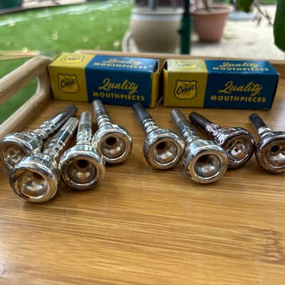 Trumpet mouthpieces Conn 7C and other makers 1970's - silver x 18 pcs image 3